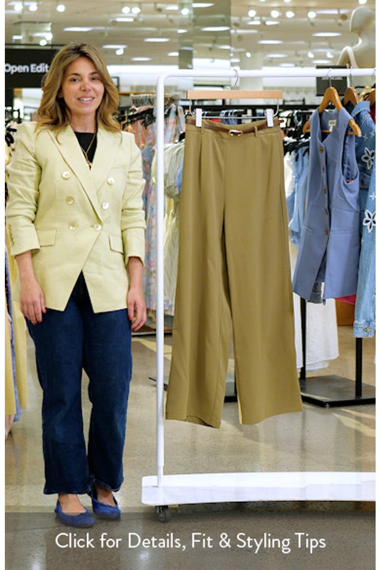 Ceres Belted Wide Leg Pants video