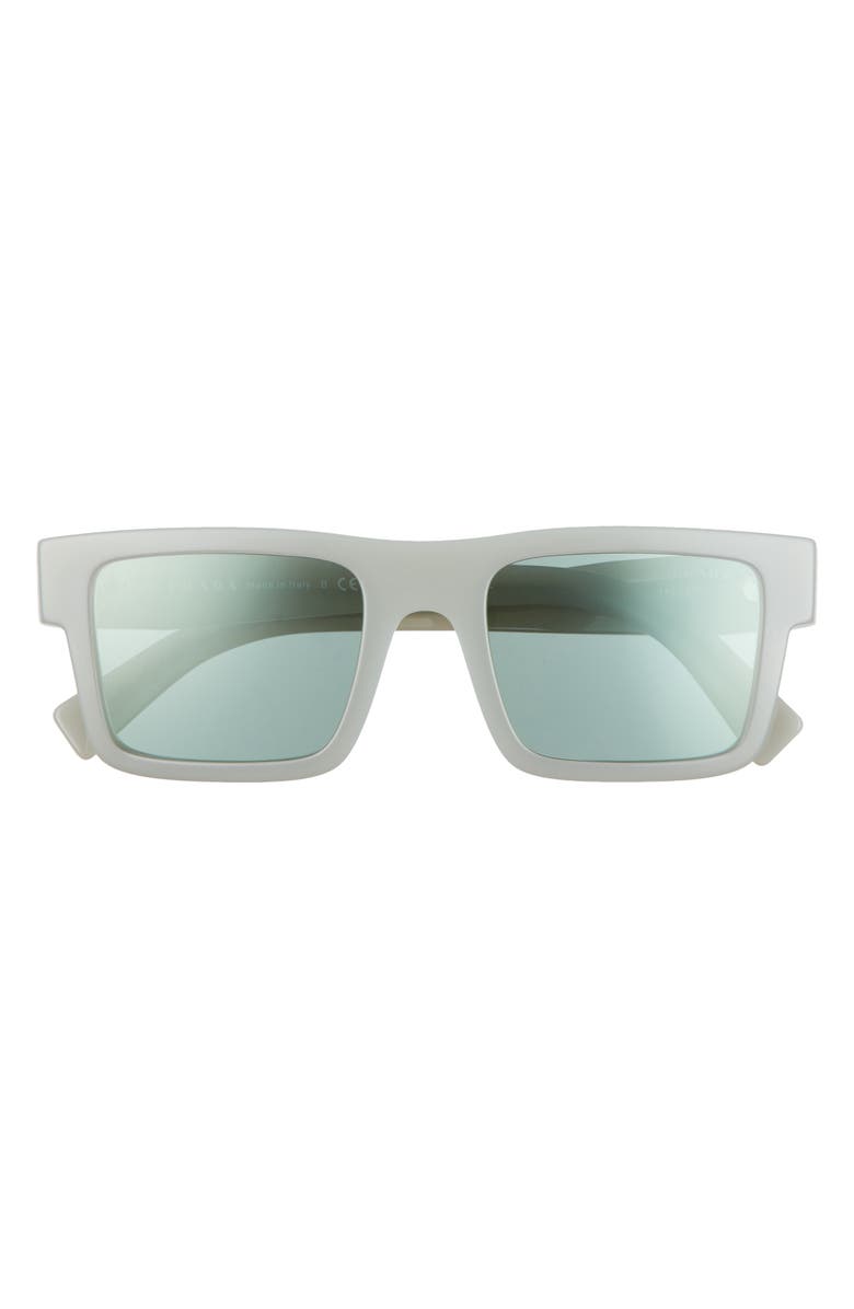Prada 52mm Rectangular Sunglasses, Main, color, 