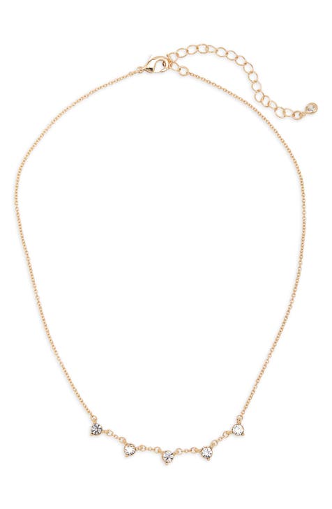 CZ Drops Chain Necklace