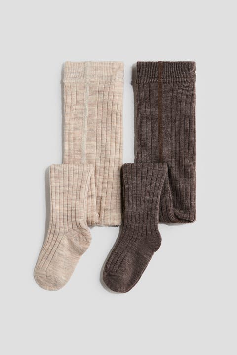 2-Pack Wool Tights