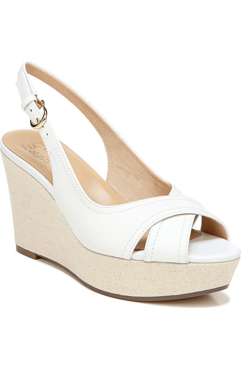 Naturalizer Zander Slingback Platform Wedge Sandal, Main, color,