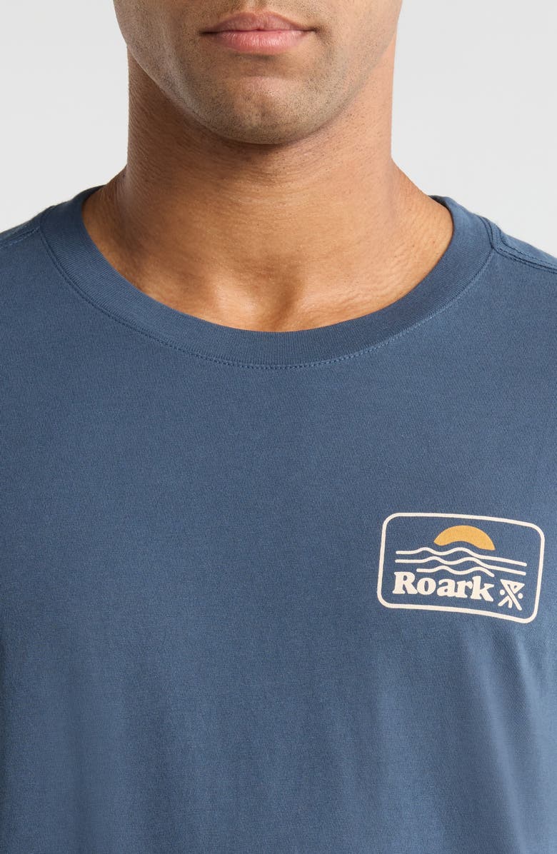 Roark Earth Sea Graphic Regular Fit T-Shirt, Alternate, color, Navy