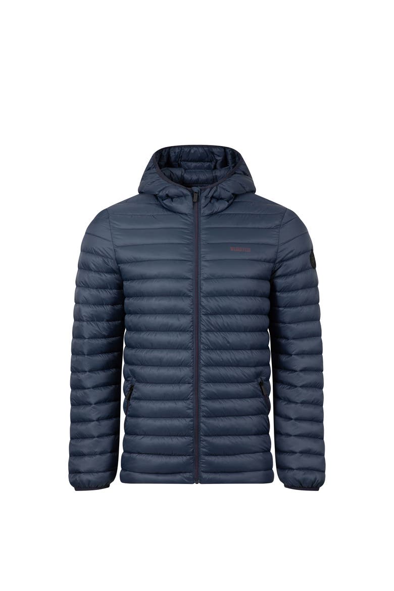 Flete Showerproof Padded Jacket, Alternate, color, Navy