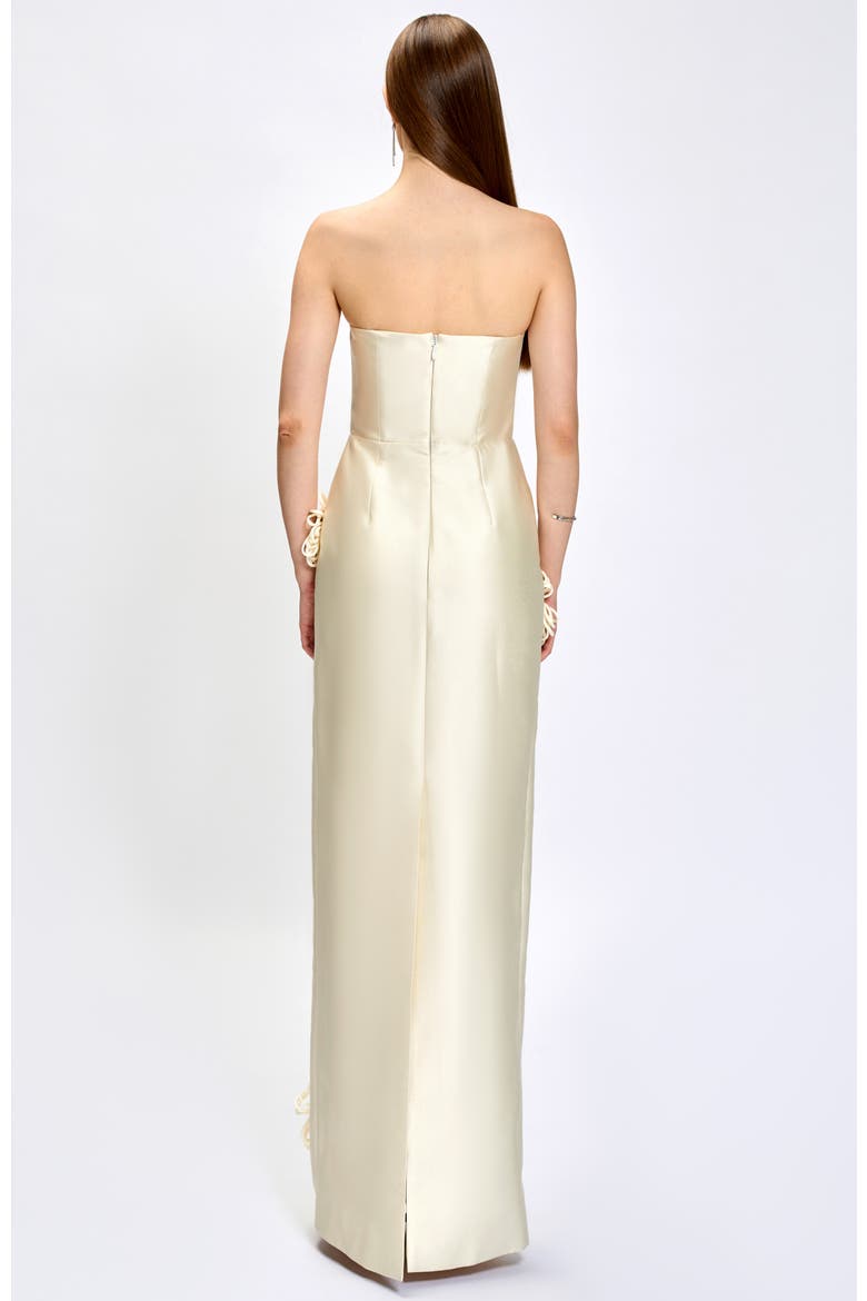 Kezia 3D Floral Maxi, Alternate, color, CREAM