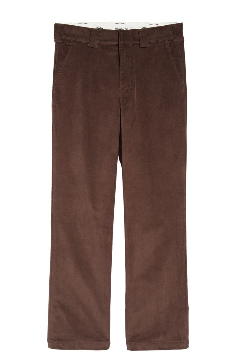 Dickies Flat Front Corduroy Pants, Alternate, color, 