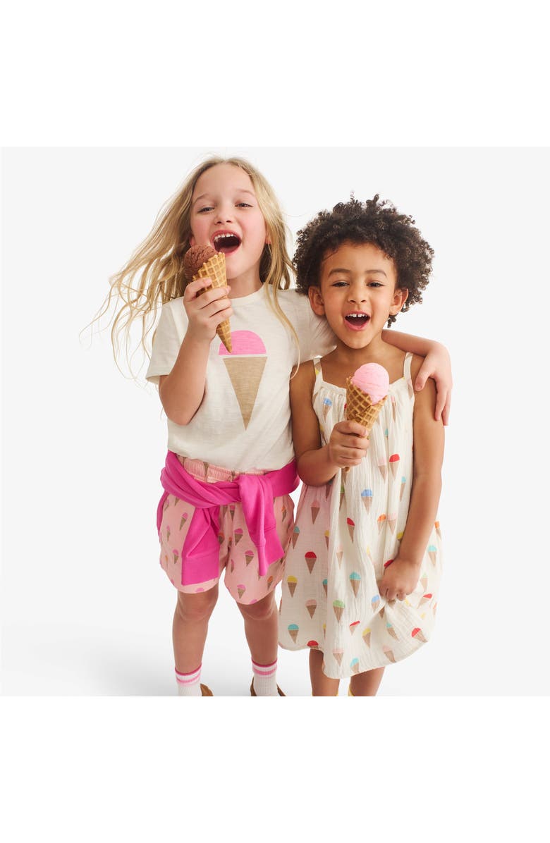 Primary Kids Ice Cream Cone, Alternate, color, Ivory