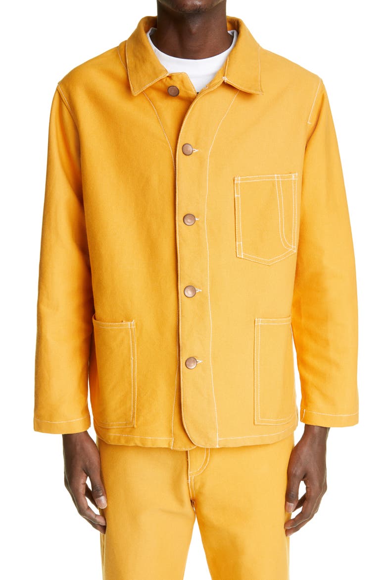 Canvas Workwear Jacket, Main, color, SOFT BROWN