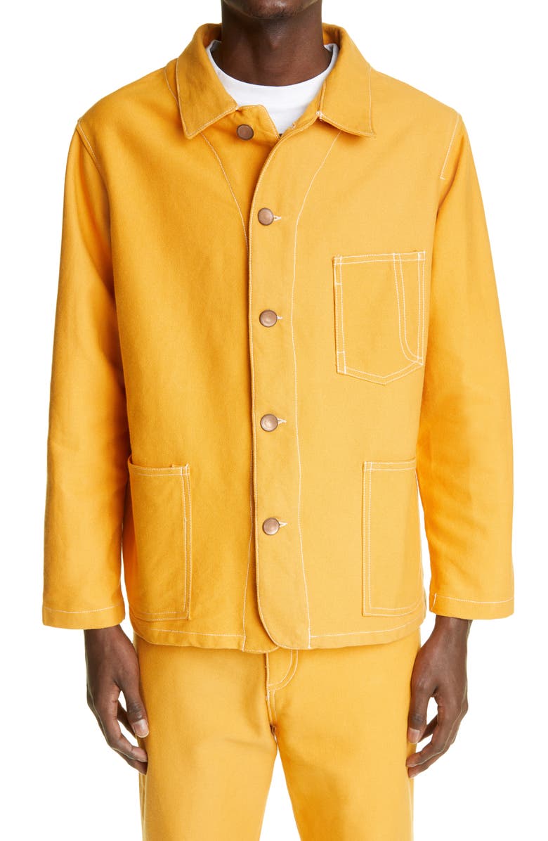 Wanda Lephoto Canvas Workwear Jacket, Main, color, 