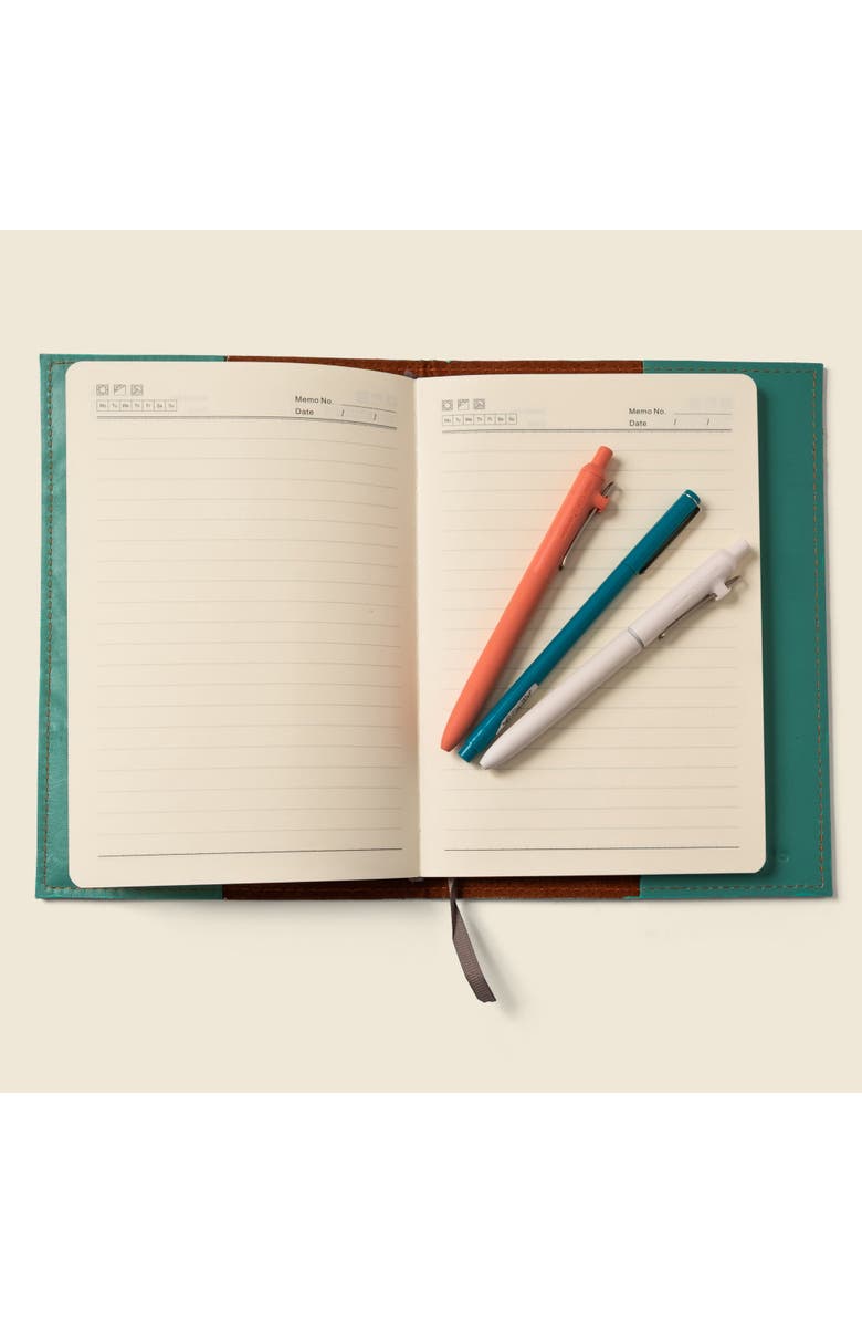 Casupo Refillable A5 Leather Journal Cover, Alternate, color, Teal