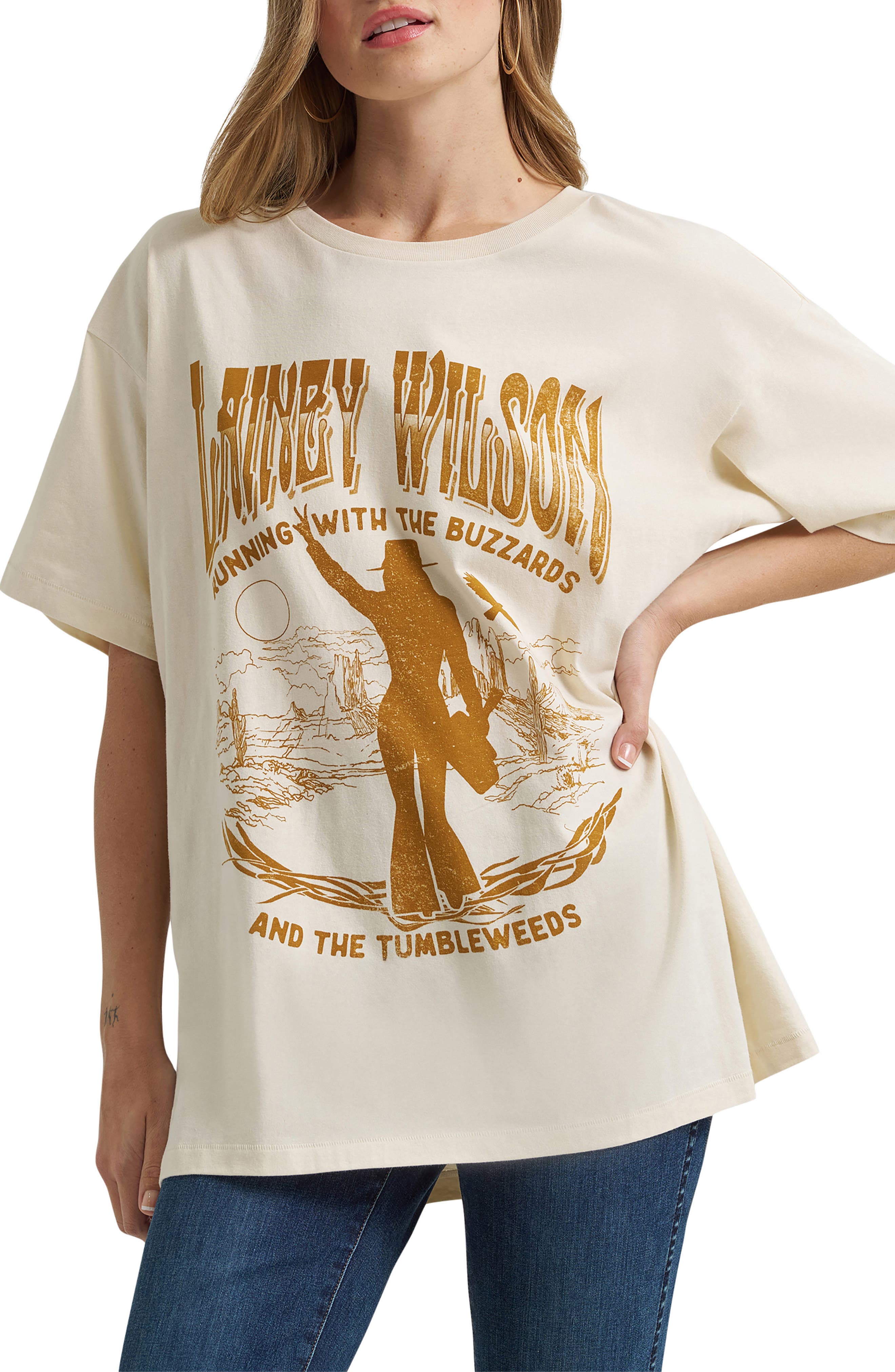 x Lainey Wilson Oversize Graphic T-Shirt
