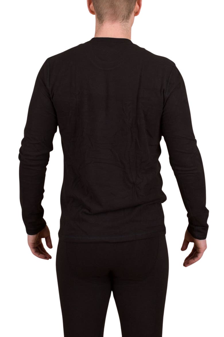 Men's Xt Heat Long Sleeve Thermal Crew, Alternate, color, Black