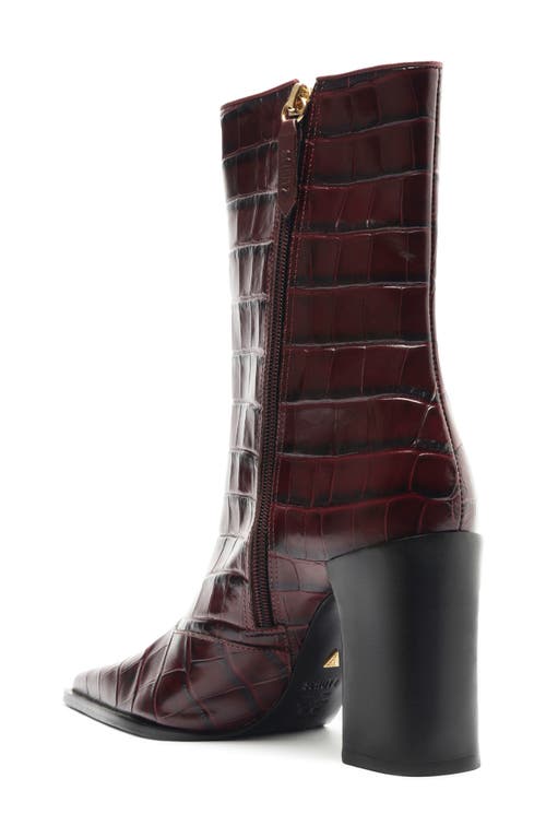 Schutz Raffaela Pointed Toe Bootie In Red