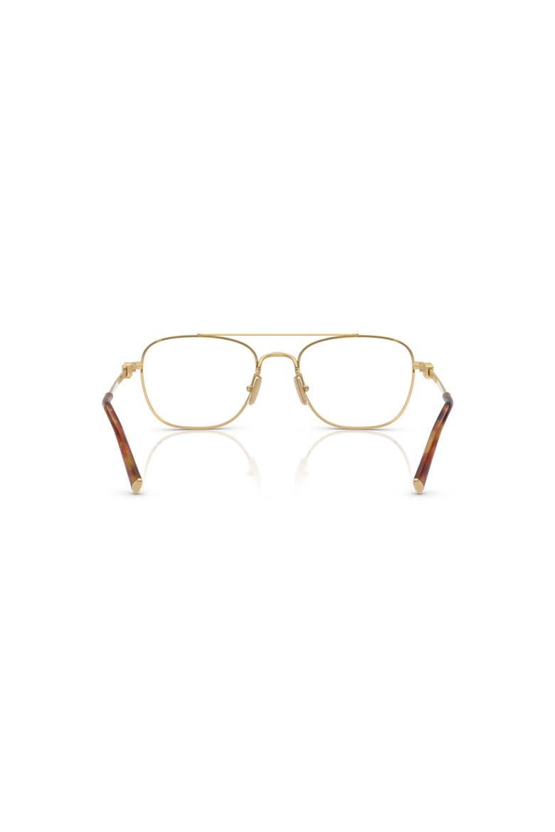 51mm Square optical glasses, Alternate, color, Gold