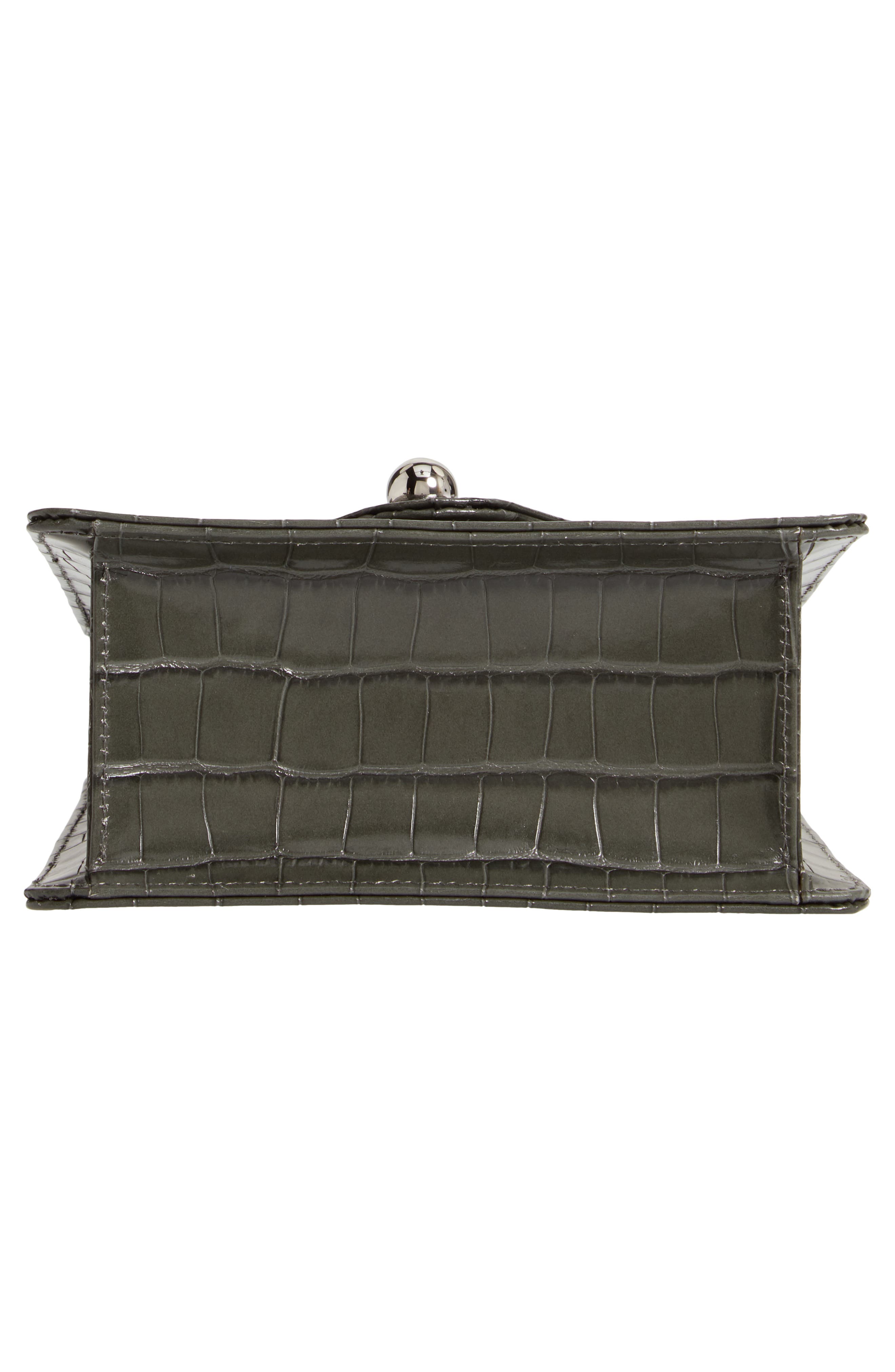 Ratio et Motus Lady Croc Embossed Leather Top Handle Bag, Alternate, color, 