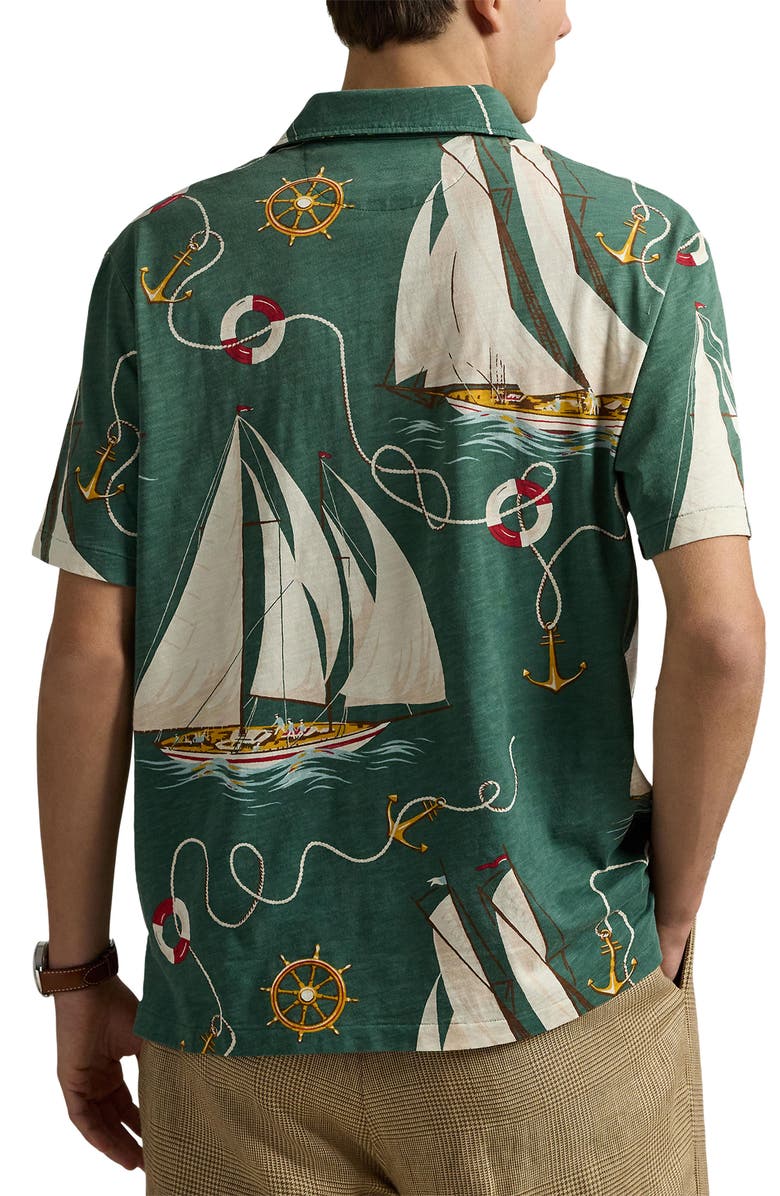 Polo Ralph Lauren Classic Fit Sailboat Print Cotton Pocket Polo Nordstrom Polo Ralph Lauren Classic Fit Sailboat Print Cotton Pocket Polo Nordstrom