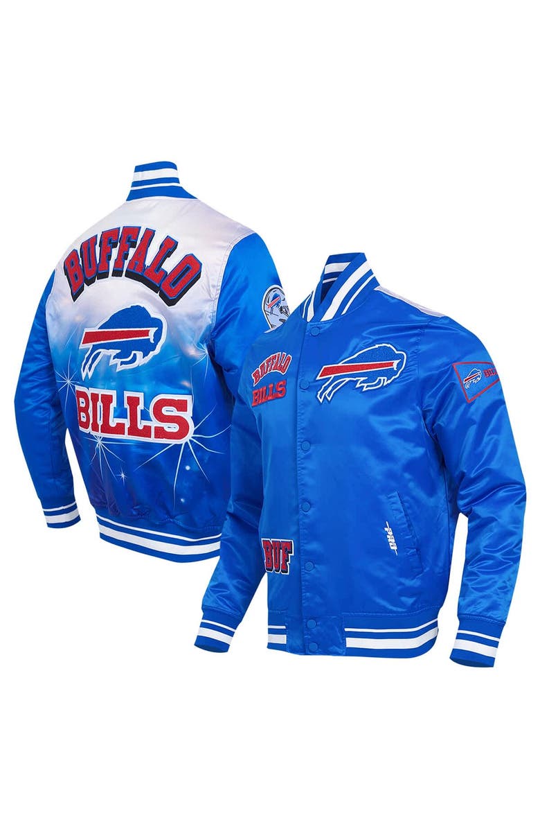 PRO STANDARD Men's Pro Standard Royal Buffalo Bills Sublimated Satin Full-Snap Jacket, Main, color, Royal