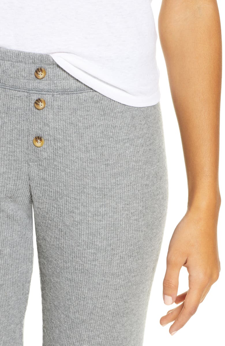 PJ Salvage Peachy Ribbed Lounge Pants, Alternate, color,