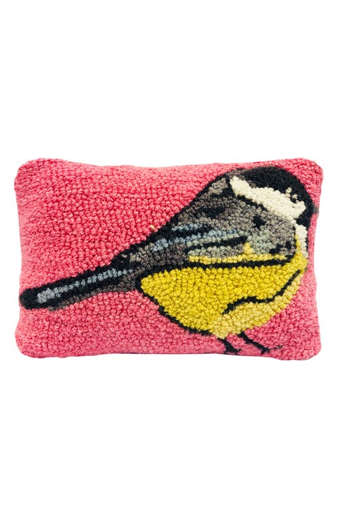 Chickadee Indoor/Outdoor Throw Pillow