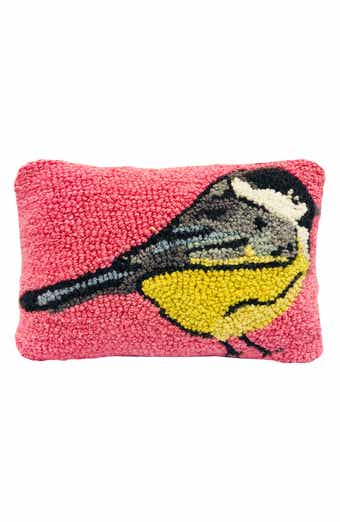 R16 HOME Chickadee Indoor/Outdoor Throw Pillow