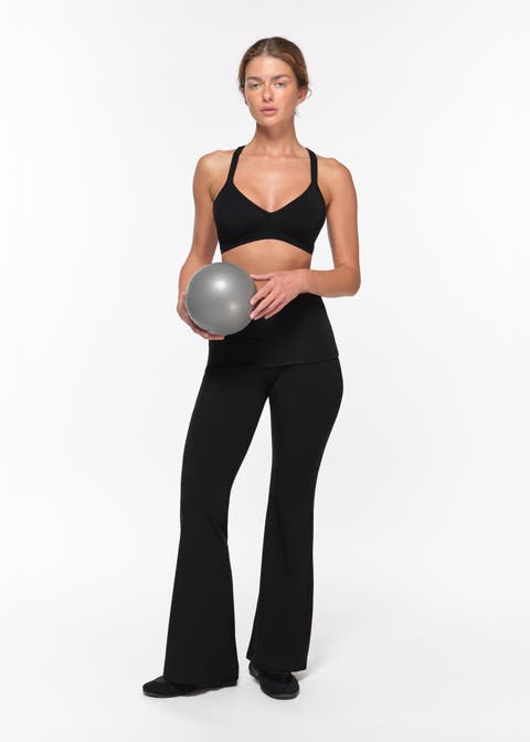 Foldover Flared Leggings