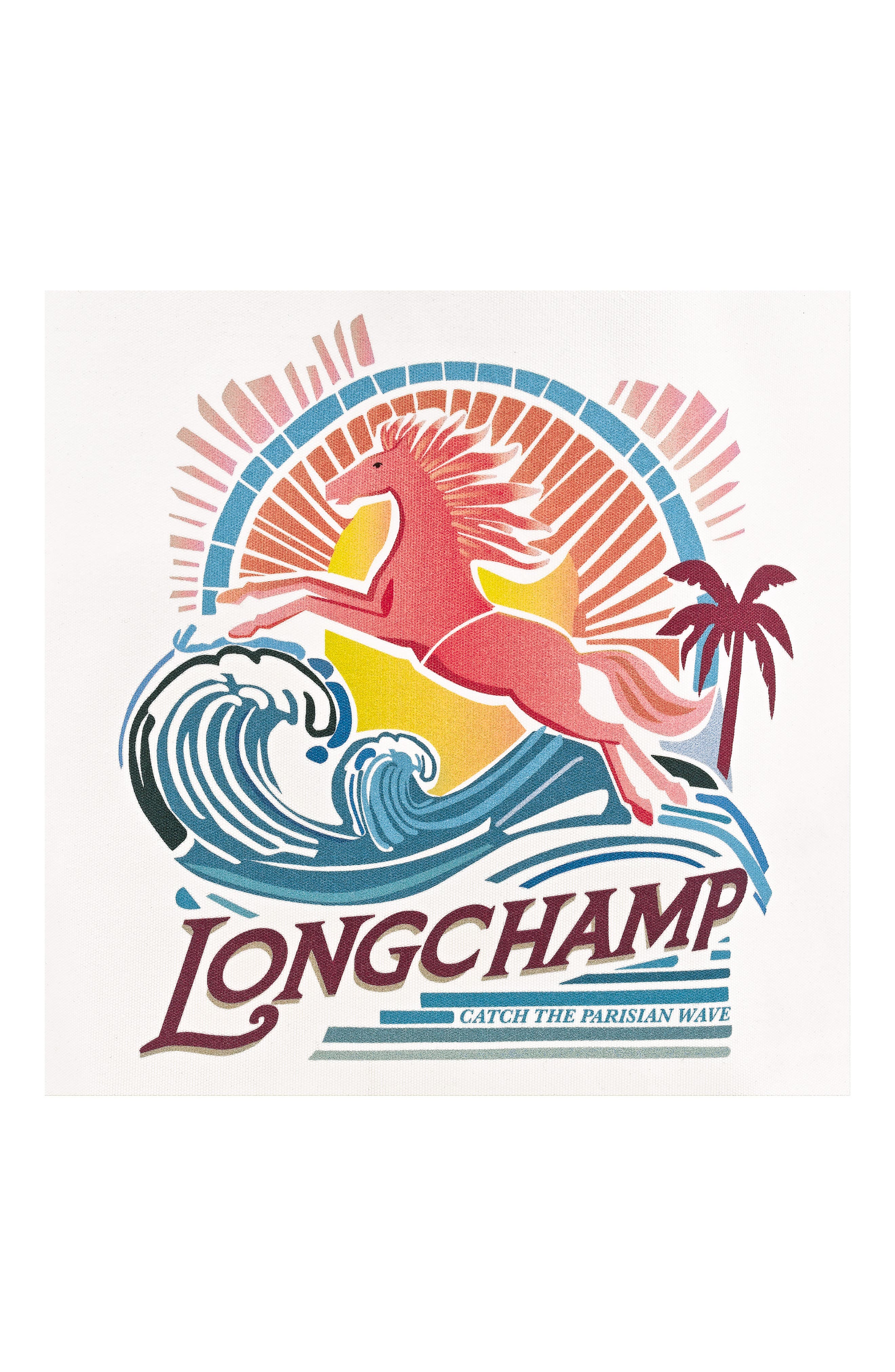 Longchamp Le Pliage Surf Tote, Alternate, color, Rainbow