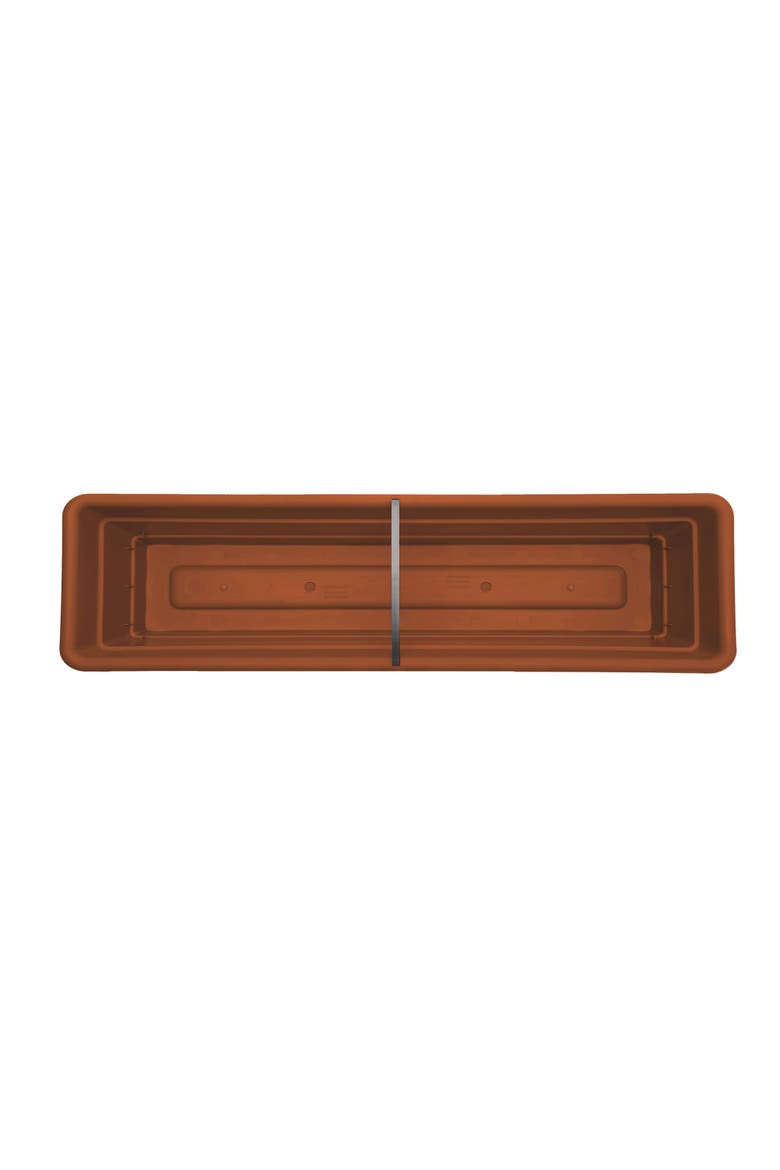 24 Inch Dura Cotta Window Box Planter, Alternate, color, Brown