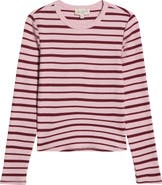 PacSun Jamie Stripe Long Sleeve Cotton Top