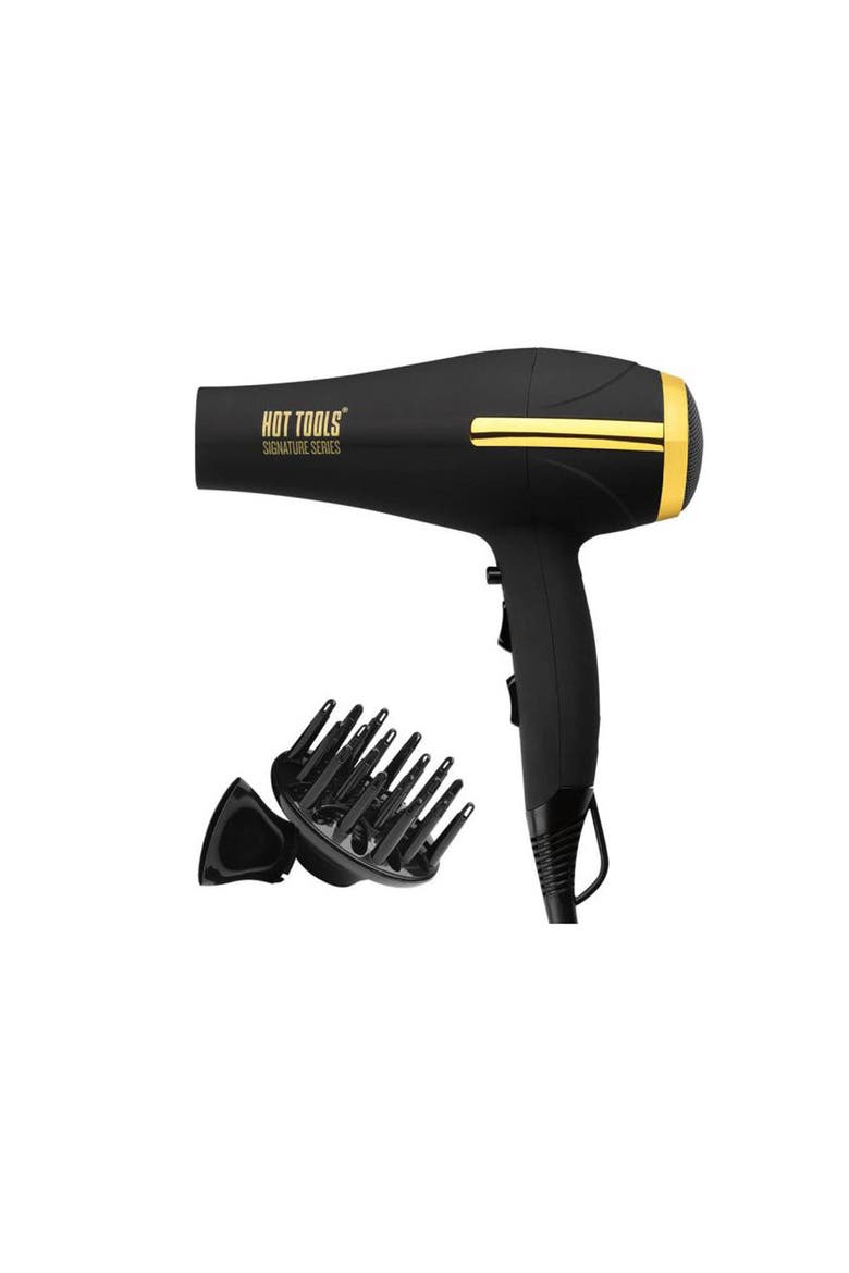 1875 Watt Salon Turbo Ionic Hair Dryer, Main, color, Black