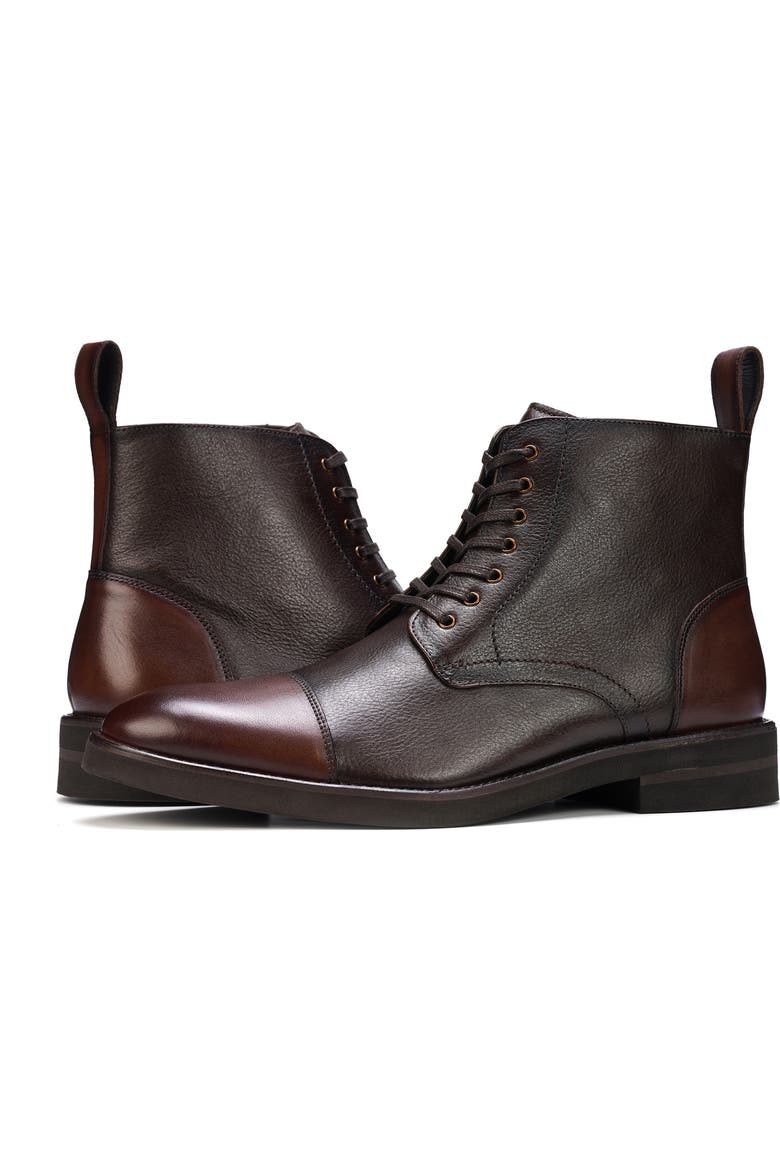 dress lace up boots mens Handmade Men Black Leather with Closure, Men Winter Boots this black Stacy Adams Henry cap toe boot in size 14 D Stacy Adams Finnegan Men's Boot