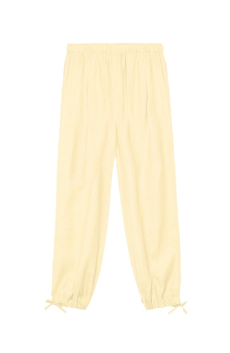 MINT VELVET Linen Balloon Trousers, Alternate, color, Yellow