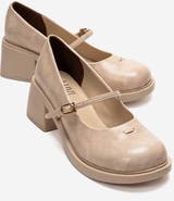 Prologue Shoes Luanda Block Heel Mary Jane Shoes