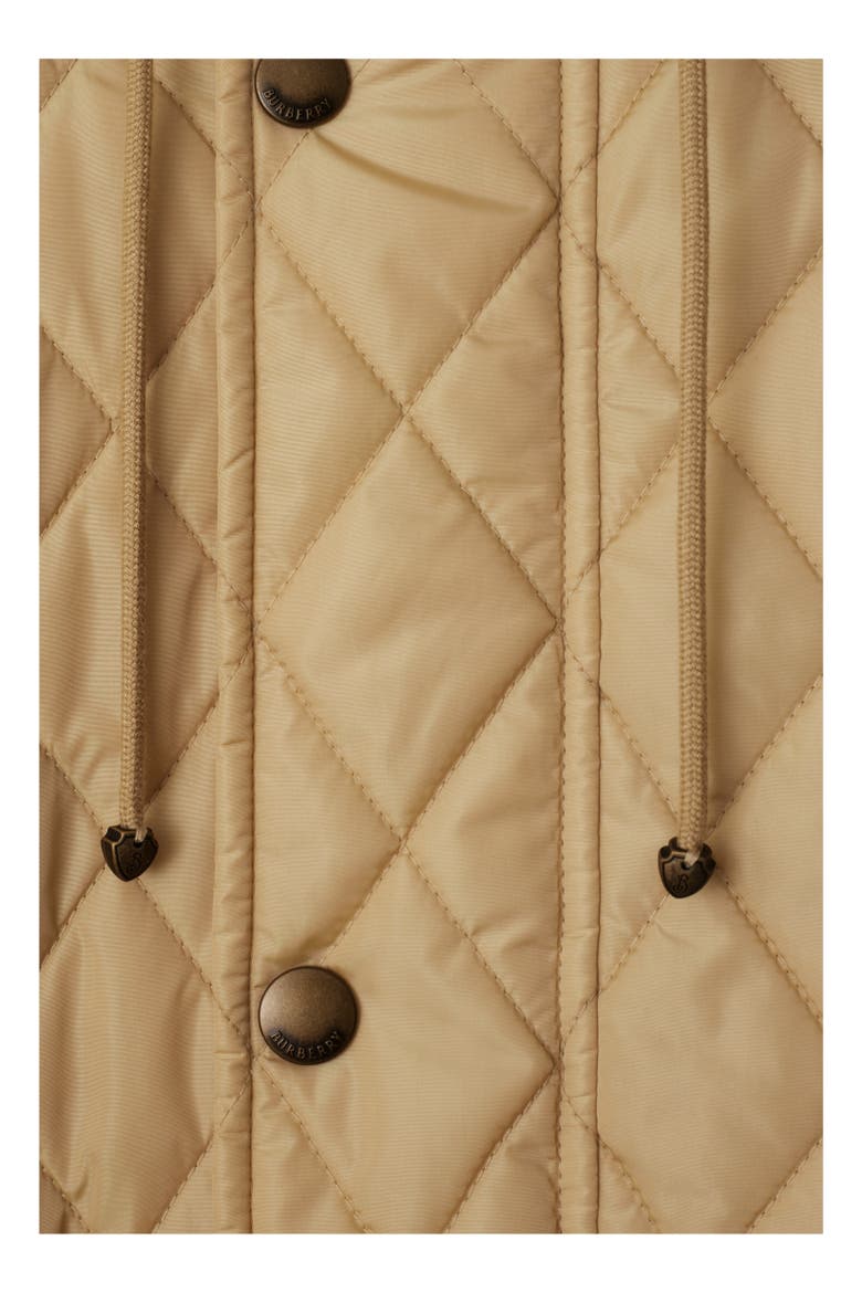 Quilted Nylon Parka, Alternate, color, Flax beige