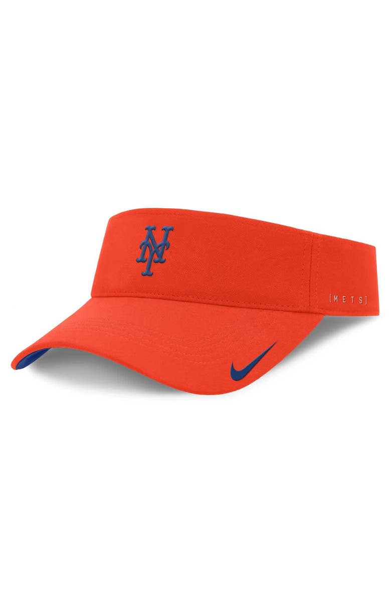 Nike Men's Nike Orange New York Mets Primetime Bozz Ace Performance Adjustable Visor, Main, color,