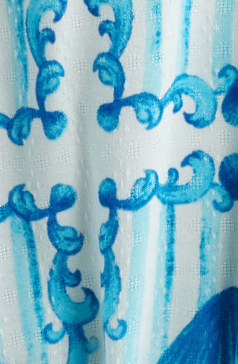 CITY BLUES Seashell Print Sleeveless Top, Alternate, color, 