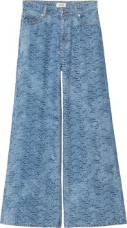 Zadig & Voltaire Eli Wide Leg Jeans