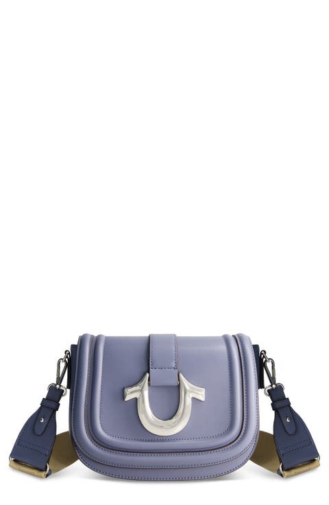Saddle Bag with Gold Hardware