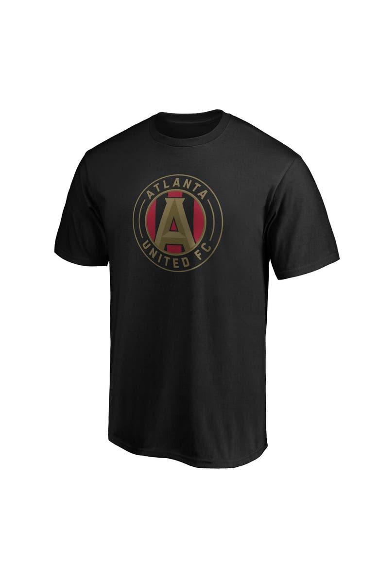 FANATICS Men's Fanatics Branded Brad Guzan Black Atlanta United FC Authentic Stack Player Name & Number T-Shirt, Alternate, color, Black
