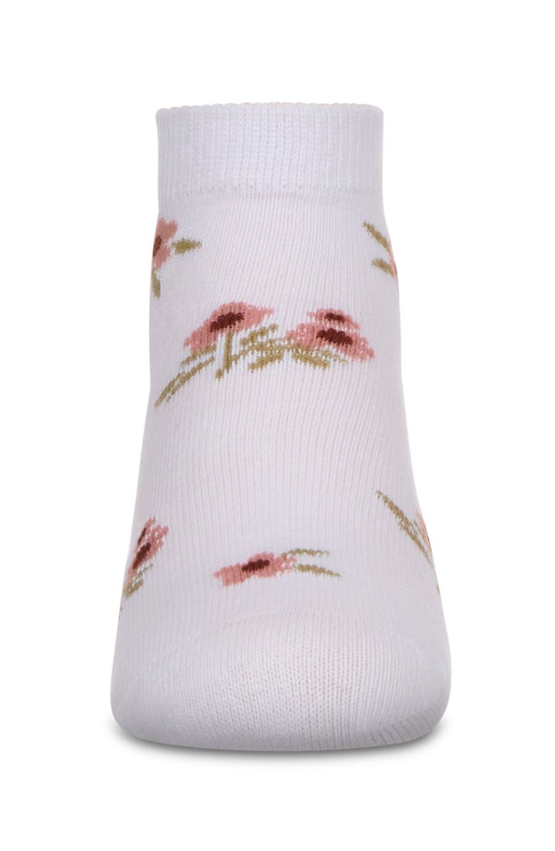 MeMoi Blissful Bloom Anklet Socks, Alternate, color, White