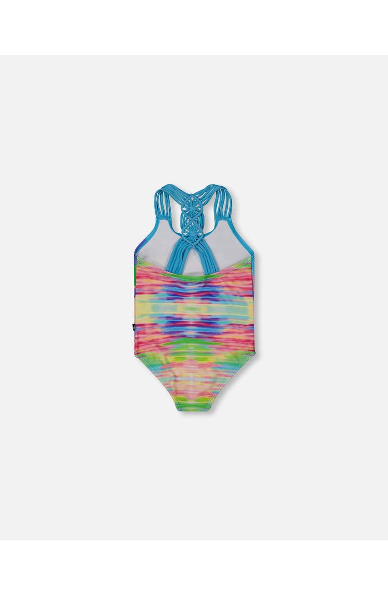 Deux par Deux Little Girl's Printed One-Piece Swimsuit Multicolored, Alternate, color, Multicolored