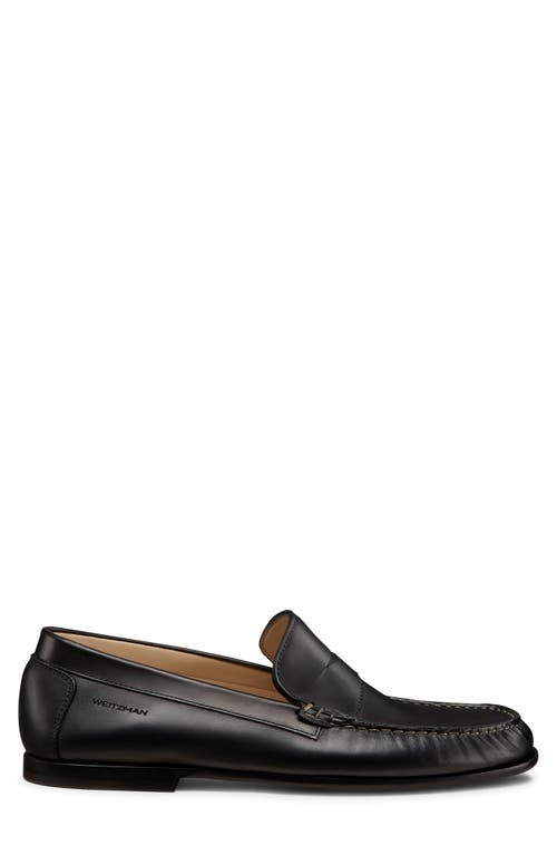 Stuart Weitzman Brady Penny Loafer In Black