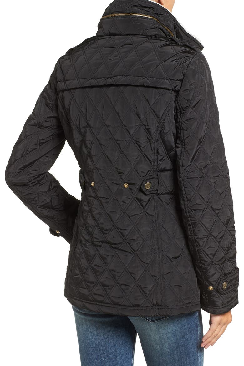 Quilted Jacket, Alternate, color, BLACK