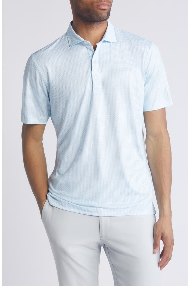 O'Malley Neat PREP-FORMANCE Polo, Main, color, RIVIERA