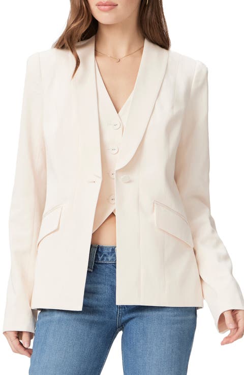Ciarra One-Button Blazer