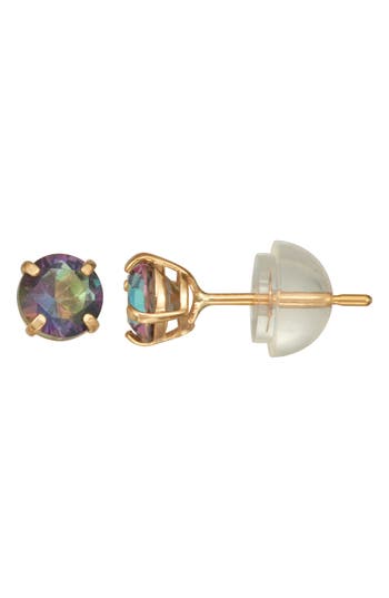 Fzn Gemstone Stud Earrings
