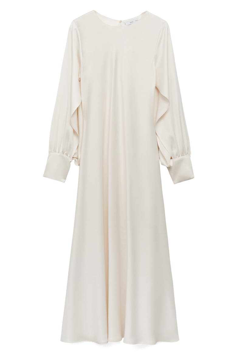 Split Sleeve A-Line Dress, Main, color, OFF WHITE