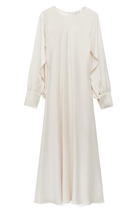 Split Sleeve A-Line Dress