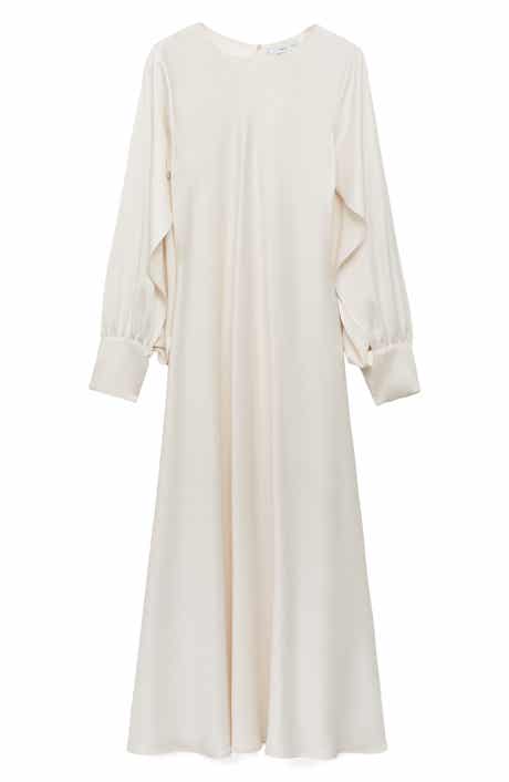 Split Sleeve A-Line Dress