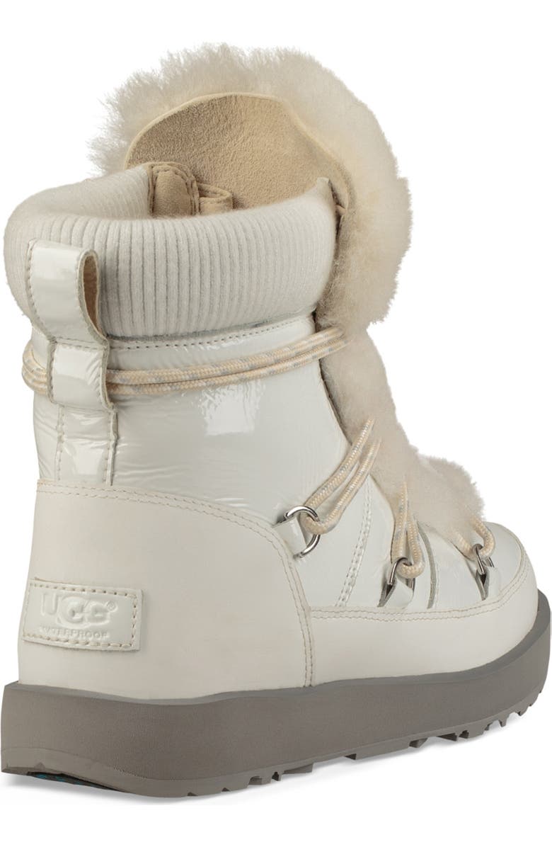UGG<sup>®</sup> Highland Genuine Shearling Waterproof Bootie, Alternate, color,