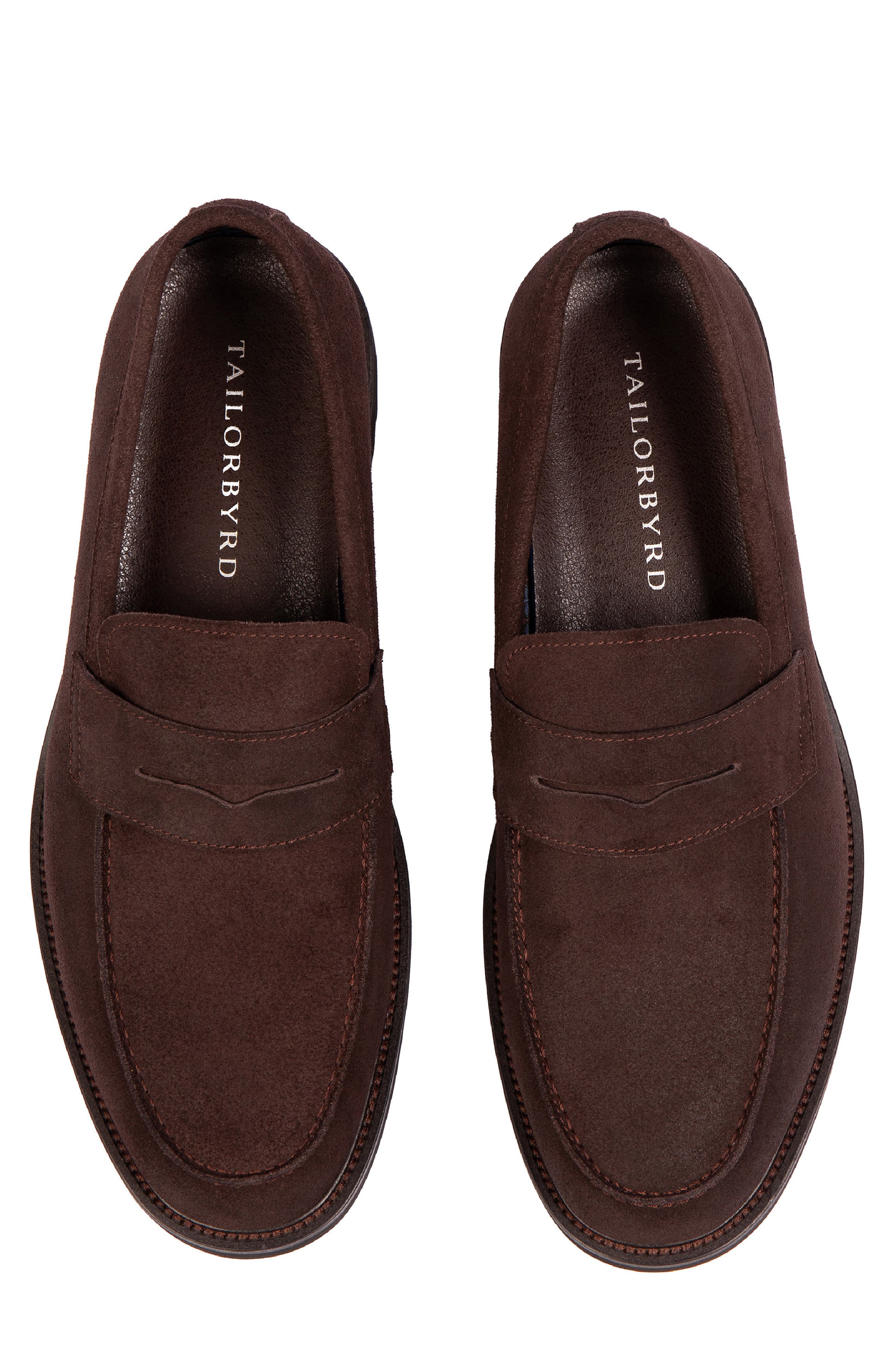 Chase Suede Penny Loafer, Alternate, color, CHOCOLATE