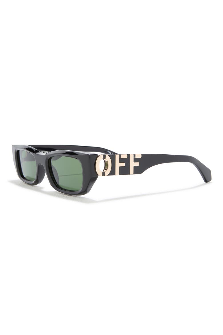 49mm Fillmore Rectangle Sunglasses, Alternate, color, BLACK GREEN